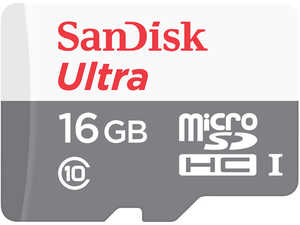 کارت حافظه سن دیسک مدل SanDisk Ultra microSDHC UHS-I Card 16G 80MB/s بدون آداپتور